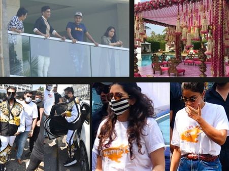 Pics: वरूण धवन - नताशा दलाल Wedding: 4 बजे बारात लेकर पहुंचेंगे दूल्हे राजा, तैयार हैं बाराती