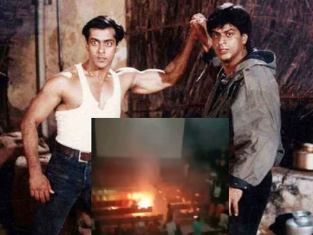 सलमान- शाहरुख के फैंस ने क्या कर डाला? करण अर्जुन की स्क्रीनिंग के दौरान थिएटर में लगाई आग!