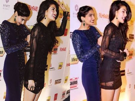 जब जैकलीन फर्नांडिस की बीच कार्यक्रम में खुल गई ड्रेस, होना पड़ा Oops Moment का शिकार-PICS