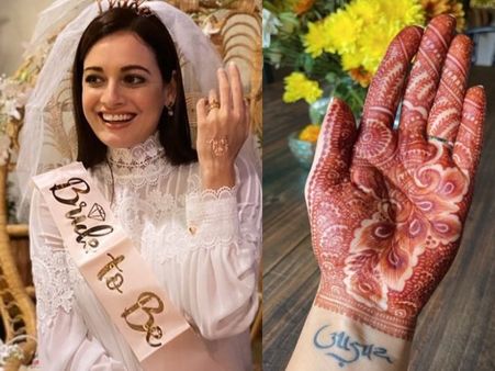 दीया मिर्जा ने हाथों में रचाई होने वाले पति के नाम की मेंहदी, सामने आई ब्राइड शावर की प्यारी PHOTOS
