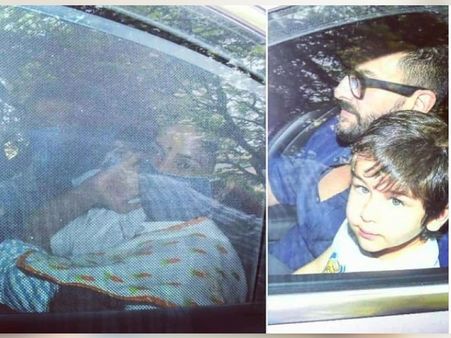 FIRST PHOTO: करीना कपूर खान को अस्पताल से मिली छुट्टी, बेबी बॉय को गोद में लिए आईं नजर- तैमूर और सैफ भी साथ