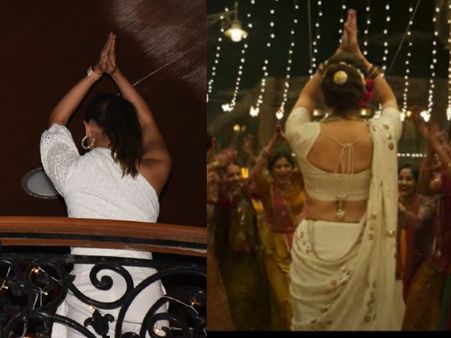 Pics: संजय लीला भंसाली की बर्थडे पार्टी में आलिया ने पहुंचते ही बालकनी से दिया गंगूबाई पोज़