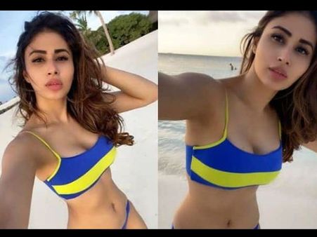 मौनी रॉय का 'पतली कमरिया' डांस, सोशल मीडिया पर बोल्ड मूव्स ने ढाया कहर!