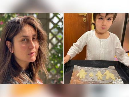 करीना कपूर के लाडले तैमूर ने किचन में बना डाला ये पकवान, फोटो फैंस भी हो गए हैरान