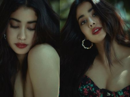 फिल्म रिलीज से पहली जाह्नवी कपूर ने हॉट PICS से ढाया कहर, 1 घंटे में लाखों लोगों ने किया लाइक