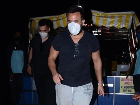 आदिपुरूष सेट पर पहुंचने से पहले अपने लंकेश लुक में दिखे सैफ अली खान, तस्वीरें वायरल