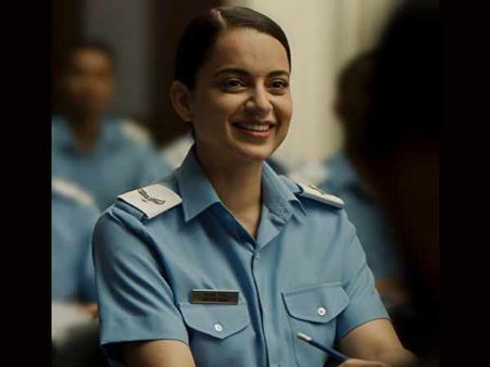 फिल्म 'तेजस' से कंगना रनौत का नया लुक रिलीज़- मेकर्स ने अभिनेत्री को दी जन्मदिन की बधाई