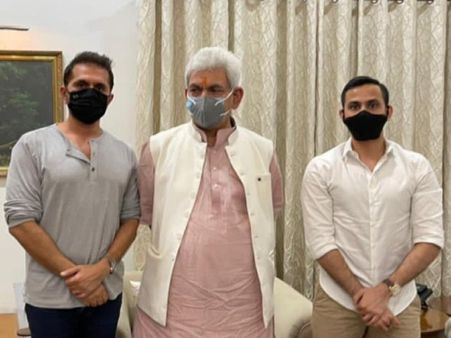 रितेश सिधवानी ने की जम्मू-कश्मीर के उपराज्यपाल से मुलाकात, वायरल हुई तस्वीर!