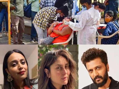 18 साल से अधिक सभी लोगों को कोरोना वैक्सीन, करीना से लेकर रितेश देशमुख ने जताई खुशी-जानिए क्या बोले सेलेब्रिटी