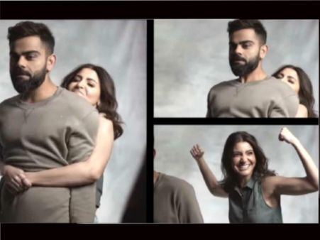 Video- विराट कोहली को पकड़ा, फिर हवा में उठा दिया, अनुष्का शर्मा की ताकत से दंग रह गए पतिदेव!