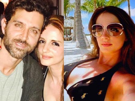 Ex-वाइफ सुजैन खान का 'पठानी लुक' देख फिदा हुए ऋतिक रोशन, कर डाला ऐसा कमेंट