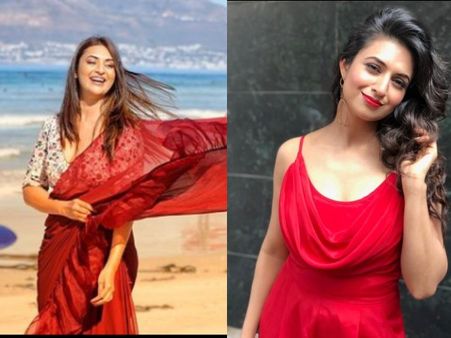 दिव्यांका त्रिपाठी का सेक्सी वीडियो, बीच किनारे फ्लॉन्ट की साड़ी- दिखाया ग्लैमरस अवतार