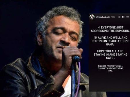 'मैं रेस्ट इन पीस हूं लेकिन घर पर'- निधन की अफवाह पर गायक लकी अली का मजाकिया पोस्ट!
