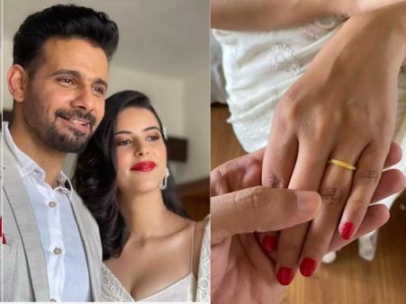 Wedding Pics: नामकरण एक्टर विराफ पटेल ने सलोनी खन्ना से की कोर्ट मैरिज, अंगूठी नहीं मिली तो ये किया