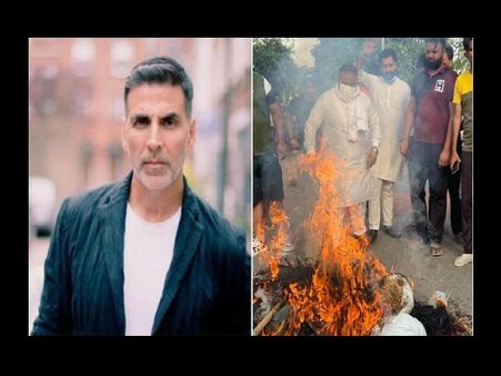 अक्षय कुमार का फूंका पुतला, 'पृथ्वीराज' को लेकर मिली एक्टर को इतनी बड़ी धमकी,जानें वजह !