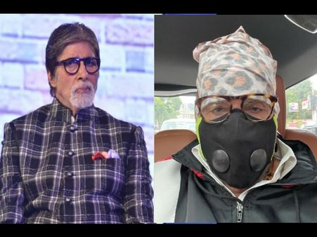 78 साल के अमिताभ बच्चन का जज्बा: सेट पर पहुंचे, यूनिक मास्क में दिखाई फोटो, बोला- लॅाकडाउन 2.0 के बाद