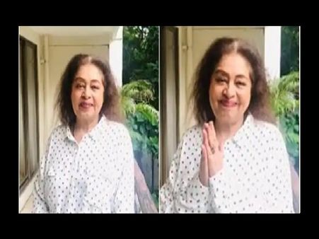 ब्लड कैंसर पीड़ित किरण खेर का फैंस के लिए खास VIDEO, दिखा जज्बा, जोश से बोला- जय हो