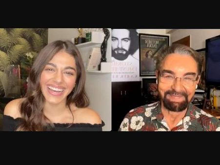 नाना कबीर बेदी के साथ अलाया की इंस्टा-लाइव चैट, सक्सेस स्टोरी से लेकर दिवालिया होने तक की बातें की शेयर