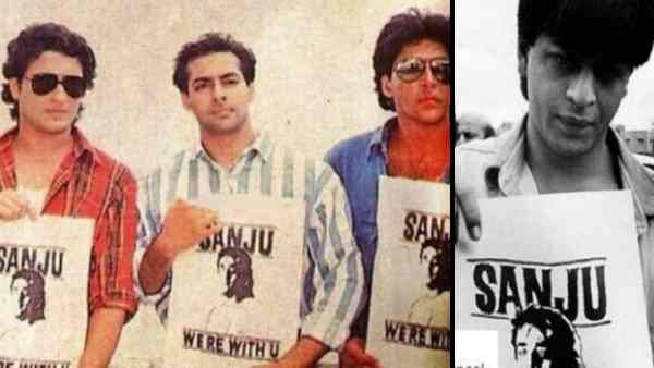 संजय दत्त की गिरफ्तारी के विरोध में सड़क पर उतरे थे शाहरूख, सलमान, श्रीदेवी, अजय, अक्षय - वायरल तस्वीर