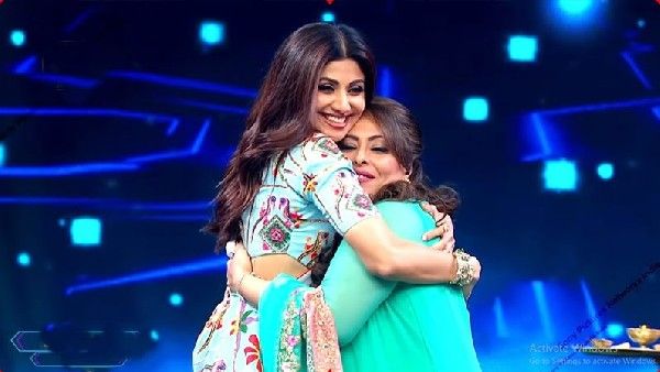 मुश्किल वक्त में शिल्पा शेट्टी के साथ आईं गीता कपूर, शो के दौरान राखी बांधी, Video!
