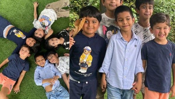 पहली बार अपने बॉय गैंग के साथ नजर आए तैमूर, करीना कपूर खान ने साझा की तस्वीरें!