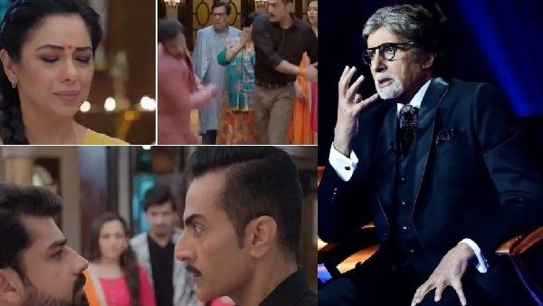 TV News Highlights : अनुपमां- वनराज का थप्पड़, अमिताभ का केबीसी 13 लुक, बिग बॅास ओटीटी वाइल्ड कार्ड