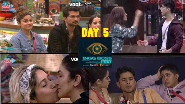 बिग बॉस ओटीटी Day 5, Episode 6: नेहा - रिद्धिमा का लिपलॉक और दिव्या का दूसरों पर बालटी फेंक कर झगड़ा