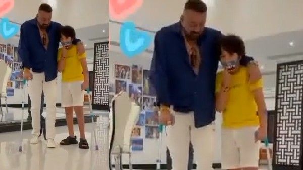 क्या संजय दत्त और उनके बेटे के पैर में लगी चोट?, मान्यता दत्त ने दिखाई वीडियो- घबराए फैंस