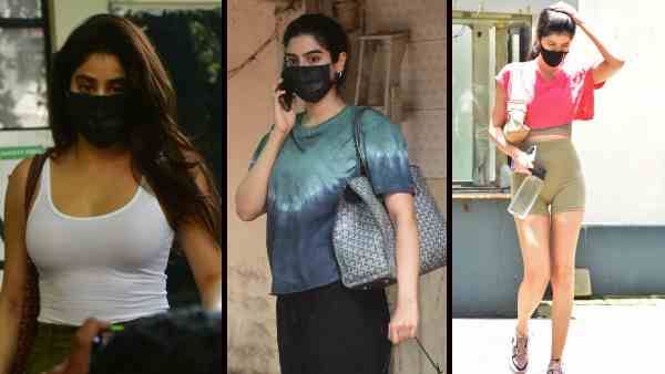 Pics: कपूर सिस्टर्स जान्हवी - खुशी - शनाया, अपकमिंग फिल्मों के लिए परफेक्ट बॉडी बनाने यूं पहुंची जिम