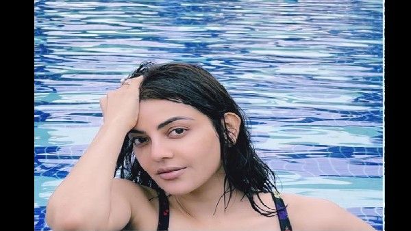 शादी के बाद बिकिनी पहन स्विमिंग पूल में काजल अग्रवाल ने लगाई ऐसी आग, दिखीं सबसे HOT