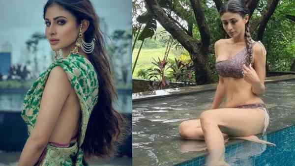 Pics: मौनी रॉय का नया फोटोशूट - पहले साड़ी में भी दिखा बोल्ड अवतार, फिर बिकीनी में किया आराम