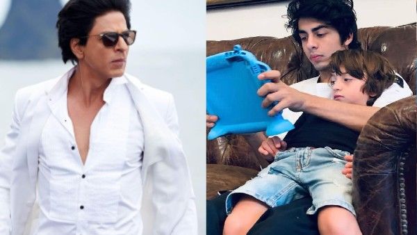 आर्यन की गोद में बैठकर गेम देखते नजर आए अबराम, शाहरुख खान ने बेटों की तस्वीर पर किया रिएक्ट!
