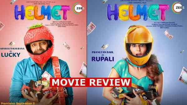 हेलमेट फिल्म रिव्यू: कंडोम कॉमेडी को हंसी की फुहारों के साथ पेश करते हैं अपारशक्ति खुराना - प्रनूतन बहल