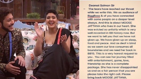 BIGG BOSS 15: मूस जट्टाना को लाने की मांग, Moonish फैंस ने लिखा सलमान खान को खुला खत
