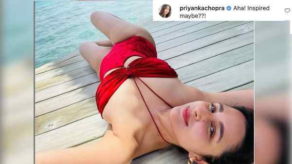 परिणीति चोपड़ा ने शेयर की लाल बिकीनी में हॉट तस्वीर, प्रियंका चोपड़ा ने मारा कॉपी करने का ताना, फिर किया डिलीट