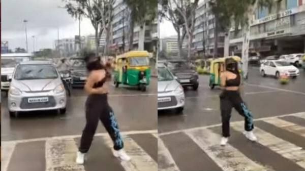 इंदौर में बीच सड़क डांस करने लगीं 'रोडीज़' फेम श्रेया, मचा बवाल, पुलिस ने दर्ज की एफआईआर- VIDEO
