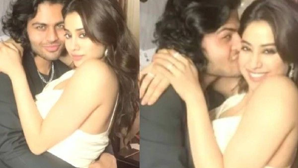 पार्टी में जाह्नवी कपूर को रियूमर्ड Ex बॉयफ्रेंड ने किया KISS, तस्वीरें हुईं वायरल