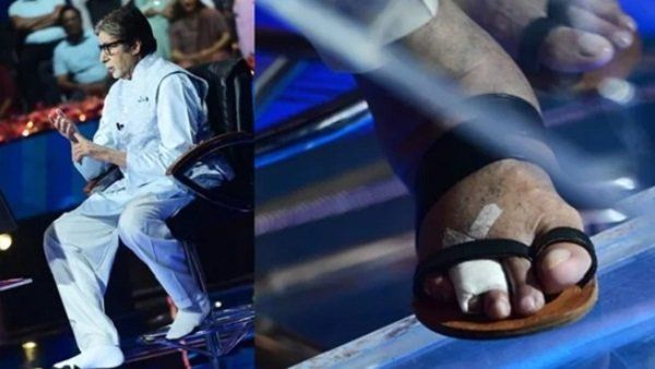 पैर में फ्रैक्चर के बाद भी अमिताभ बच्चन ने की केबीसी 13 की शूटिंग, खुद बोला- बहुत दर्द है