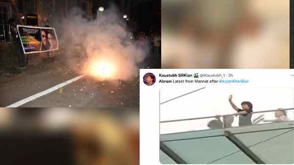 आर्यन खान की ज़मानत के बाद मन्नत की छत पर खुशी मनाते अबराम का वीडियो वायरल, फैन्स ने मनाई दीवाली