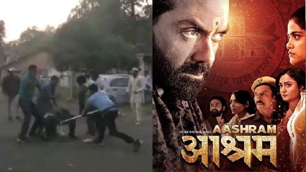 आश्नम 3 के सेट पर बजरंग दल ने की तोड़फोड़, प्रकाश झा पर फेंकी स्याही, बॅाबी देओल को बचाया