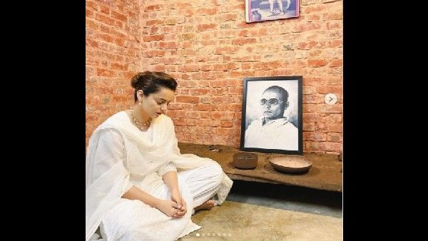 राष्ट्रीय पुरस्कार के बाद वीर सावरकर काला पानी कोठरी पहुंची भावुक कंगना रनौत- अंदर से हिल गई