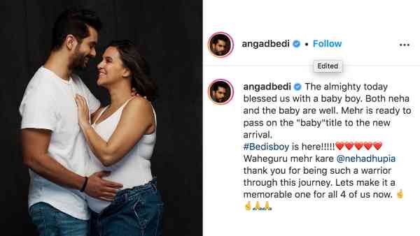 दोबारा मां बनीं नेहा धूपिया, अंगद बेदी ने खूबसूरत तस्वीर के साथ शेयर की गुड न्यूज़