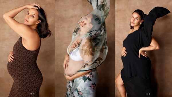 Pics: नेहा धूपिया ने करवाया प्रेगनेंसी में फोटोशूट, 9 महीने के बेबी बंप के साथ दिखीं बेहद खूबसूरत