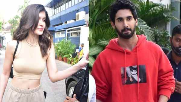 करण जौहर की अगली फिल्म के लिए लुक टेस्ट देने पहुंचे शनाया कपूर - लक्ष्य लालवानी