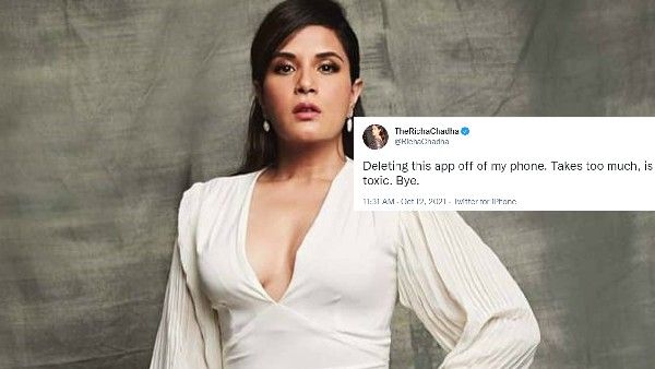 ट्रोलिंग से परेशान होकर ऋचा चड्ढा ने छोड़ा ट्विटर, बोलीं- 'बहुत जहर है'- आखिरी Tweet