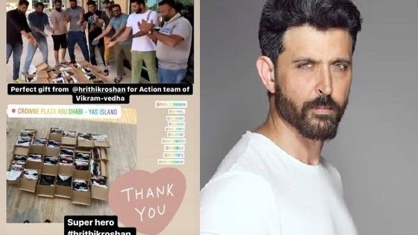 ऋतिक रोशन ने विक्रम वेधा की पूरी एक्शन टीम को दिया गिफ्ट,जानें क्या है ये शानदार तोहफा