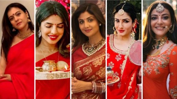 Karva Chauth: शिल्पा शेट्टी, रवीना टंडन से प्रियंका चोपड़ा तक, करवा चौथ पर देखिए बॉलीवुड हसीनाओं की तस्वीरें