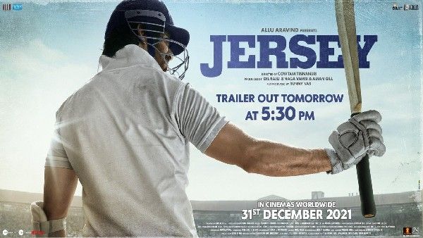 शाहिद कपूर ने 'जर्सी' का पहला पोस्टर साझा किया, इस दिन रिलीज होगा ट्रेलर!