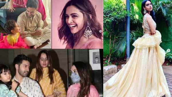Diwali 2021: वरूण धवन, काजोल, दीपिका पादुकोण, सारा अली खान की फैमिली वाली दिवाली Pics