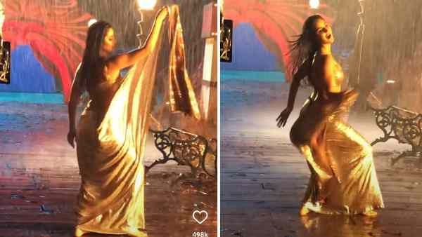 कैटरीना कैफ ने शेयर किया टिप टिप बरसा पानी का BTS, सच में पानी ने आग लगाई